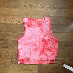 Lululemon Pink Tie-Dye Tank